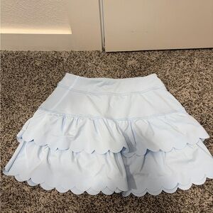 Lilly Pulitzer Miesha Scallop Skort XXS LIGHT BLUE